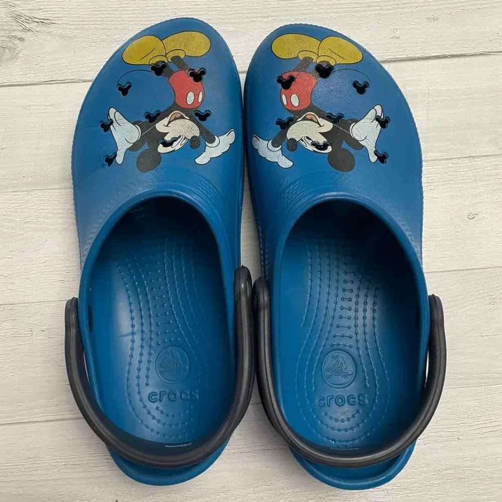 disney mickey mouse crocs mens 9/‎ womens 11 - Picture 4 of 9